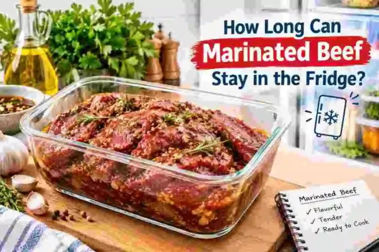Marinated Beef Stay in fridge
