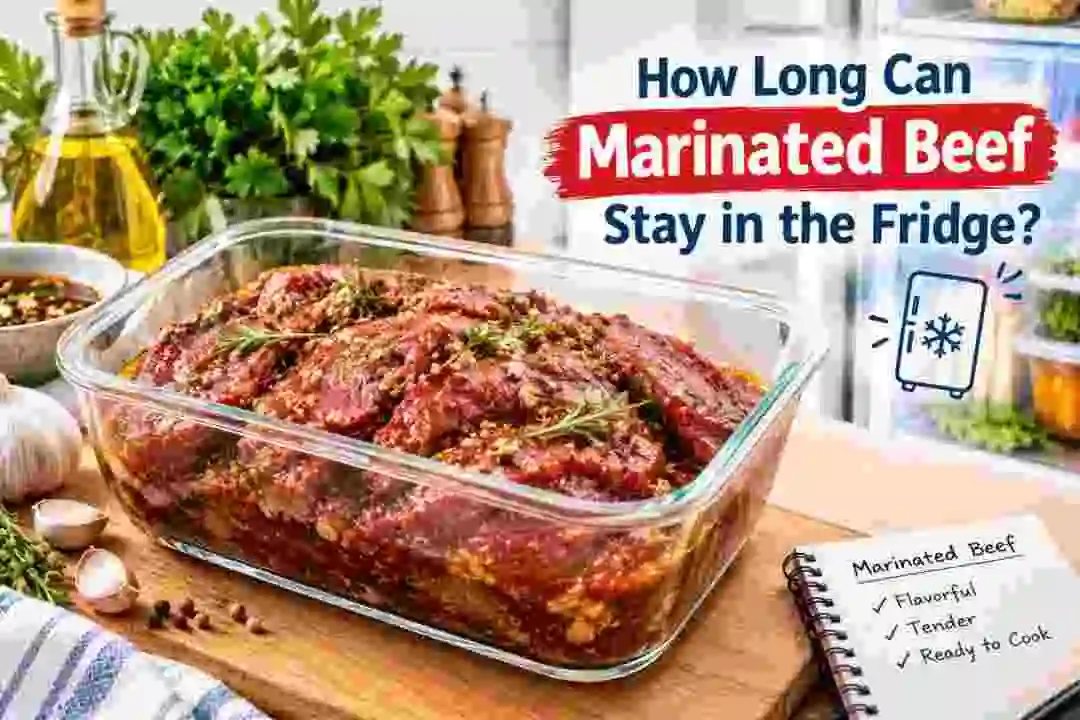 Marinated Beef Stay in fridge
