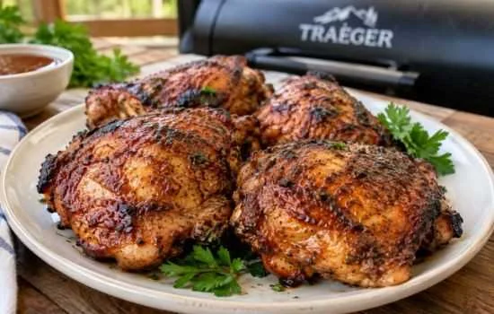 Traeger Smoked Chicken Thighs